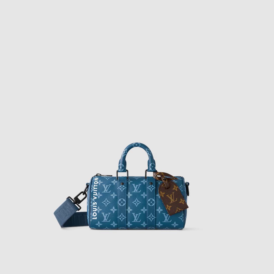 Túi Louis Vuitton Keepall Bandoulière 25 Monogram Other Nam Xanh Dương